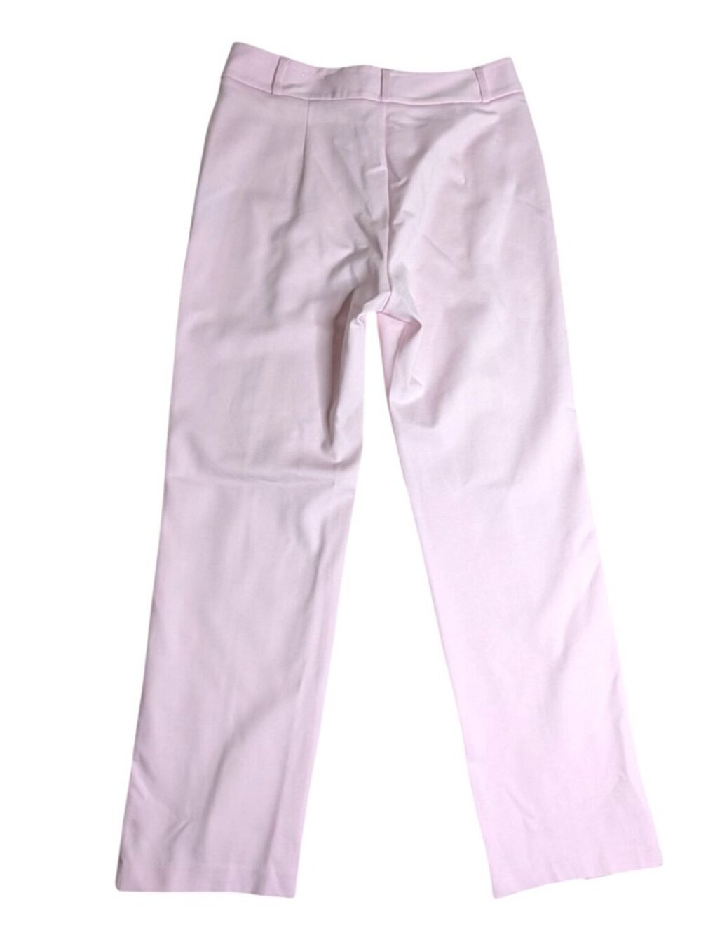 J McLaughlin Petal Pink Deanne Straight Split Hem Stretch Pants Size 2 - Picture 2 of 12
